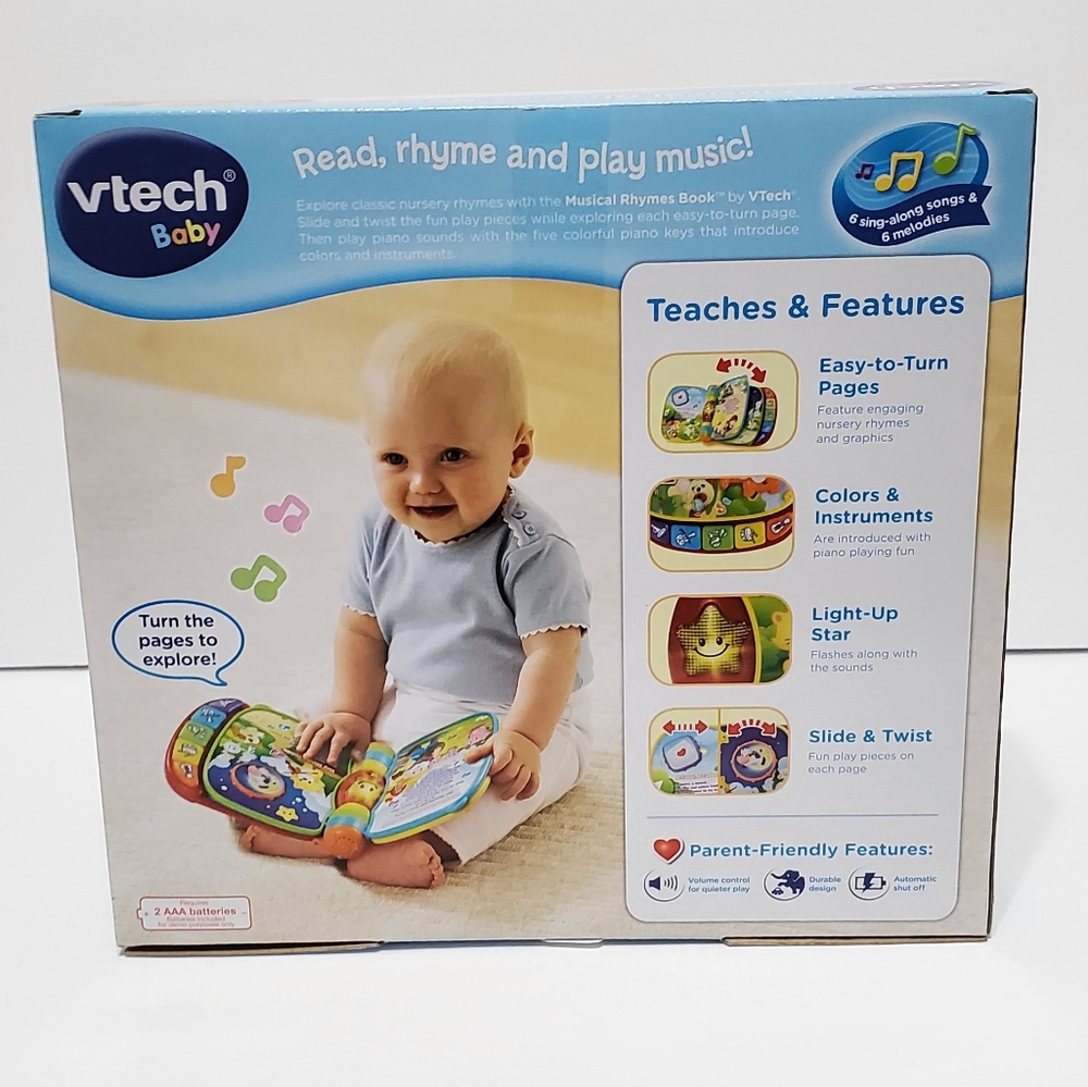 VTECH Musical Rhymes Book - Picture 6 of 6
